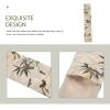 BRIGHTFUFU Foldable Cotton Satin Fan Bag 8 Inch with Chinese Design view 3