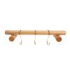 Healifty Wall-Mounted Iron Towel Holder, Smooth Surface view 1