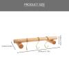 Healifty Wall-Mounted Iron Towel Holder, Smooth Surface view 2