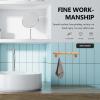 Healifty Wall-Mounted Iron Towel Holder, Smooth Surface view 4