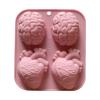 Generic Brain-Heart Silicone Mold view 1