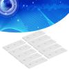10-Piece Aluminum Flat Joining Plates, Straight Reinforcement Plates, Silver, 60 mm, 90 mm, 120 mm (3030) view 3