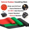 Heat-Resistant Insulated Rubber Work Mat, Non-Conductive High-Voltage Mat view 2