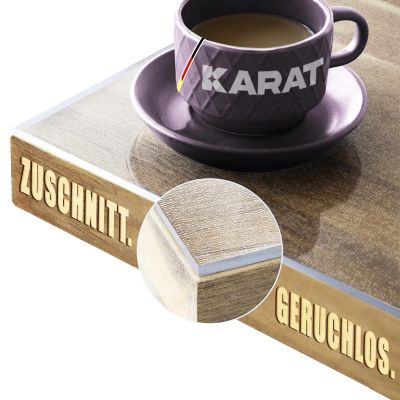 KARAT Transparent Matte Table Cover - Custom Size Available (Crystal, 17.7 x 15.7 in)