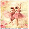 Josys Craft Fairy Rice Paper A4 Decoupage Vintage Ballet Dancer Sheet view 1