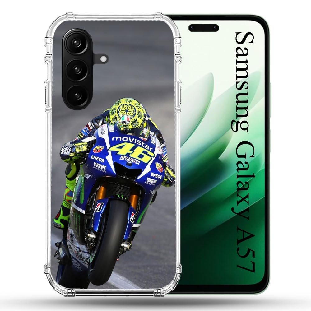 Reinforced Protective Case for Samsung Galaxy A57 5G Moto Course GP Wheeling 46