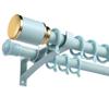 Adjustable Double Curtain Rod Set, 68–600 cm view 1