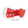 Luxshiny Heat-Resistant Adjustable Steel Cable Lock with Nylon Coating view 2