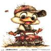 Josys Craft Fairy Rice Paper A4 Decoupage Humor Comic Duck view 1