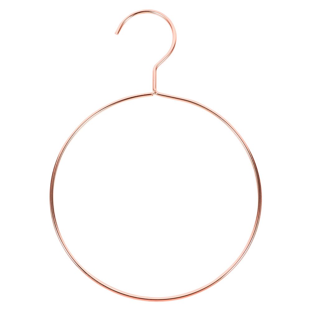 NIYANGLE Round Stainless Steel Tie and Belt Holder