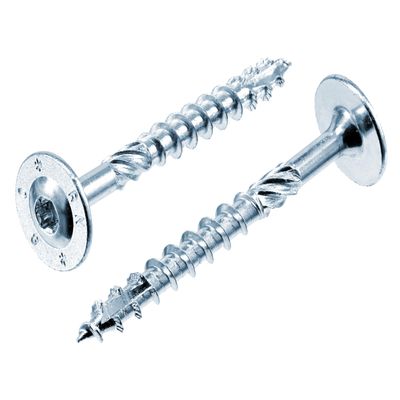NORMREICH - 1 pc. Wood Construction Screw, Pan Head, TORX 10.0 x 360 mm, Zinc-Plated Steel, Art. 9250