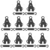 JEWEDECO 10-Pack Metal Pants Hooks view 1