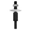 Black Steel and Iron Grinding Wheel Adapters, 2-Piece Set view 1