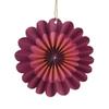 Kaemingk Paper Flower - Dark Purple/Purple Rosette 10.5 cm view 1