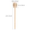 OSALADI 3-Piece Wooden Honey Dipper Set view 2