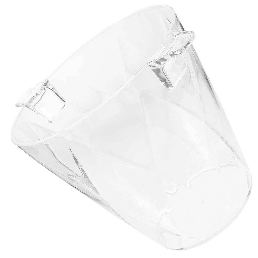 Luxshiny Small Clear Acrylic Ice Bucket with Handles