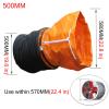 Flexible PVC Exhaust Duct Hose for Ventilation in Bathrooms, Kitchens, Workshops, and Greenhouses view 2
