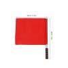 DIYEAH 6-Pack Stainless Steel Referee Hand Signal Flags, Red, Yellow and Green Safety Warning Flags for Soccer, Sports and Traffic Safety view 2