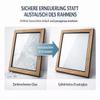 KM FOTO Replacement Glass, Tempered 1.8 mm, Polished Edges, Clear Glass, DIN A4 21 x 29.7 cm, 3-Pack view 3