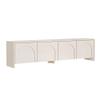 Modern Cream TV Stand, 180 cm Wide view 1