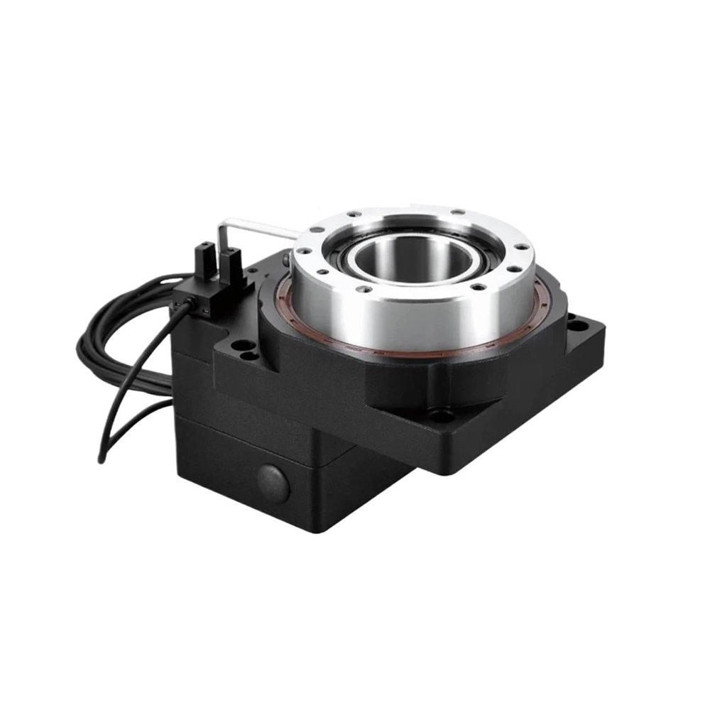 Hollow Rotary Drive, 5:1 Ratio, Hollow Rotary Platform Reducer for Stepper Servo Motor, Electric Indexing Rotary Table, Replacement for DD Motor Cam Divider (ZCT085-14mm 60 Servo)