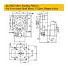 Hollow Rotary Drive, 5:1 Ratio, Hollow Rotary Platform Reducer for Stepper Servo Motor, Electric Indexing Rotary Table, Replacement for DD Motor Cam Divider (ZCT085-14mm 60 Servo) view 2