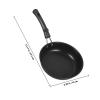 Homoyoyo 2-Piece Small Iron Frying Pan Set, 12 cm and 16 cm view 2