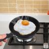 Homoyoyo 2-Piece Small Iron Frying Pan Set, 12 cm and 16 cm view 4