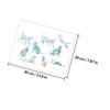 GRIRIW Cat-Shaped Static Window Stickers - 2 Pieces with Rainbow Prism view 2