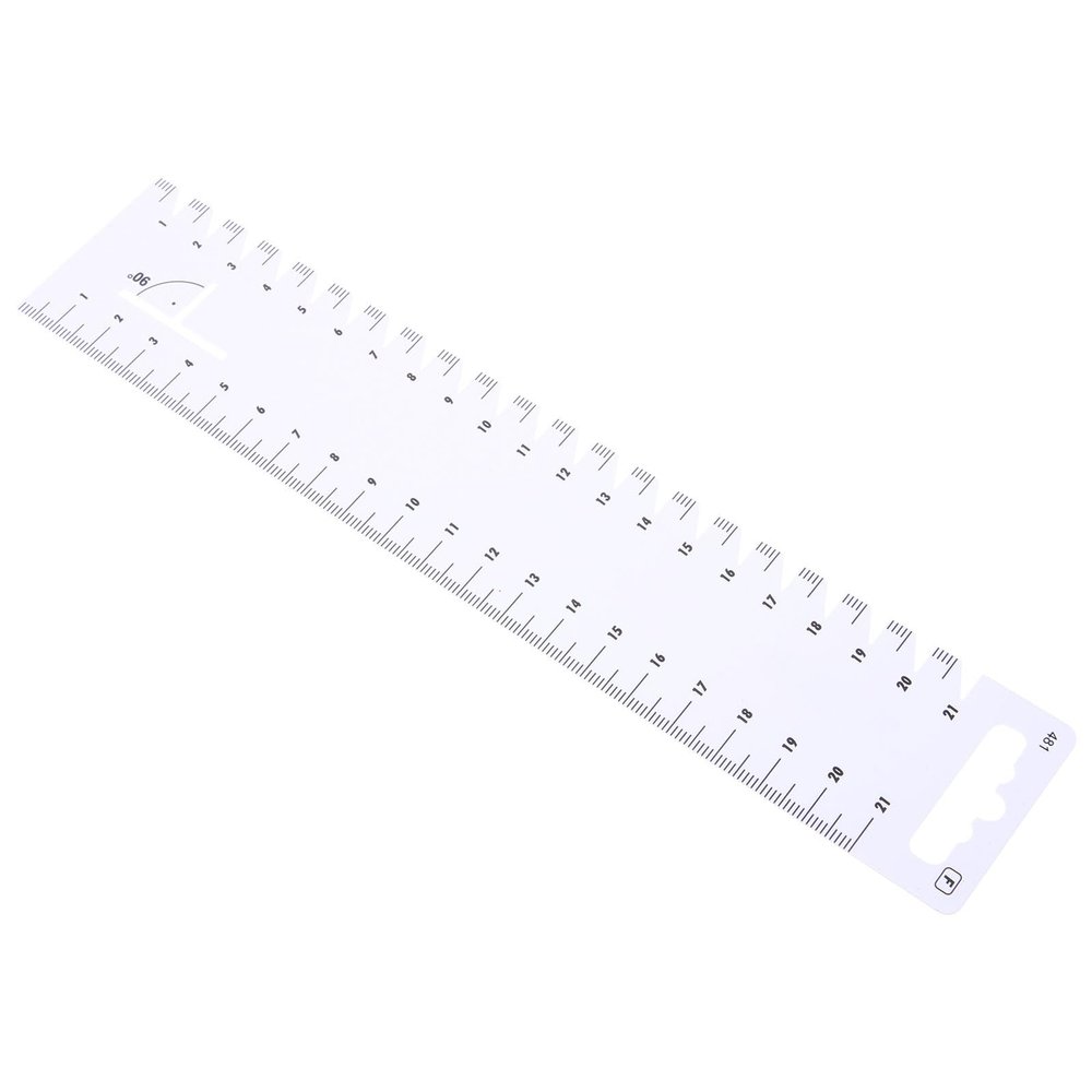 Lurrose Multifunctional Patchwork Ruler 21cm
