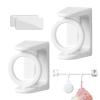 No-Drill Curtain Rod Holders, 2 Pack view 1