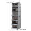 OUNONA Multi-Tier Hanging Closet Organizer, Oxford Fabric view 2