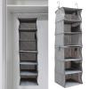 OUNONA Multi-Tier Hanging Closet Organizer, Oxford Fabric view 3