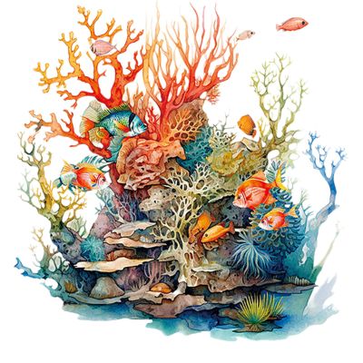 Toilet Seat Wall Sticker - Underwater World