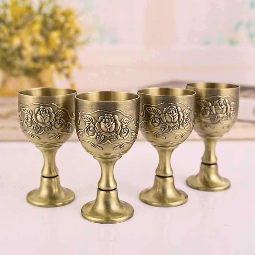 Vintage Zinc Alloy Wine Cup