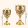 Vintage Zinc Alloy Wine Cup view 3