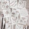 6 Heart Drawing Stencils view 4