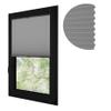 RENA No-Drill Pleated Blind for Windows | Pleated Shades for Windows & Doors | Custom-Made Blackout Blind | Indoor Window Blind | Gray 125 x 80 cm | Anthracite Mechanism view 4