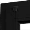 RENA No-Drill Pleated Blind for Windows & Doors, Made-to-Measure Blackout, White, 130 x 220 cm, Anthracite Mechanism view 4