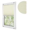 RENA No-Drill Pleated Blind for Windows and Doors, Made-to-Measure Blackout Blind, Indoor Window Blind, Ecru, 60 x 80 cm, Gray Mechanism view 3