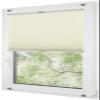 RENA No-Drill Pleated Blind for Windows and Doors, Made-to-Measure Blackout, Ecru, 45 x 160 cm, Gray Mechanism view 2