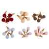 Textured Felt Ornaments in Ice Cream Shape for Seasonal Use (Blue) view 4