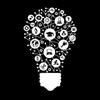 Paper Wall Decal, Science Classroom Light Bulb Design, 48 x 75.2 cm, Residue-Free Removable, White view 2
