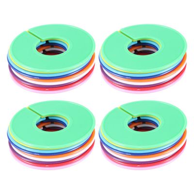 Housoutil Plastic Clothing Size Rings, 36 Pieces, with Clear Markings