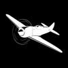 Airplane Pilot Vinyl Wall Sticker, 64 x 93.8 cm, White view 2