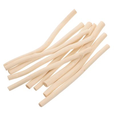 Healvian 10 Pcs Natural Wood Sticks for Crafting