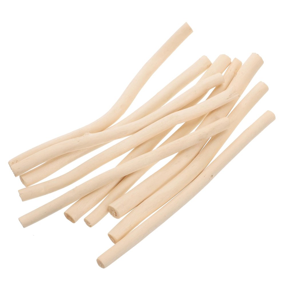 Healvian 10 Pcs Natural Wood Sticks for Crafting