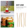 Healvian 10 Pcs Natural Wood Sticks for Crafting view 3