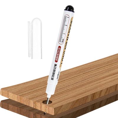 Generic Long-Reach Hole Marker, Deep-Hole Marker, Waterproof Marking Pen for Drilling, Woodworking, Construction