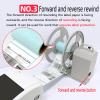 Automatic Label Rewinder, Electric, Dual Guide Plates, Forward/Reverse, 90/120 mm, 230 mm OD, 120 RPM view 4